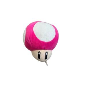 Super Mario Bros. Pink Toadette Mushroom Plushie – Nintendo